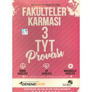 ÇAPA | TYT FAKÜLTELER KARMASI 3 FASİKÜL DENEME SINAVI DENEMEBANK - 2021
