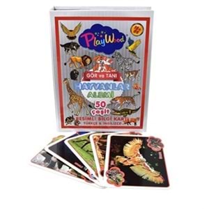 PLAYWOOD | HAYVANLAR ALEMİ 50 ÇEŞİT KART