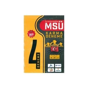 PARAF | MSÜ (Milli Sav. Üniv.) KARMA 4 FASİKÜL DENEME - 2024
