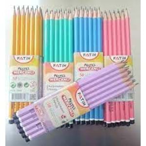 FATİH | 12 Lİ MERCANLI KURŞUN KALEM PASTEL RENK