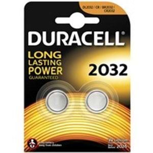 DURACELL | LİTYUM DÜĞME PİL 3 VOLT 2 Lİ 2032