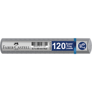 FABERCASTELL | GRIP MİN 60 mm 2B 0.7 120 UÇ - GÜMÜŞ
