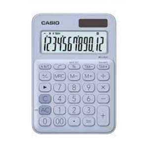 CASIO | HESAP MAKİNESİ MS-20UC-LB BEBEK MAVİ