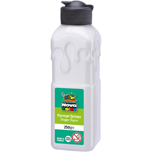 NOVACOLOR | PARMAK BOYASİ 250 GR BEYAZ - NC-446