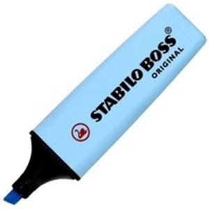 STABILO | BOSS FOSFORLU KALEM PASTEL ESİNTİLİ MAVİ 70/112