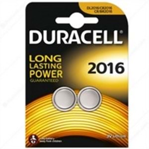 DURACELL | LİTYUM DÜĞME PİL 3 VOLT 2 Lİ 2016