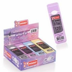 MİKRO | KURŞUN KALEM UCU 0.7 120 Lİ PASTEL RENK