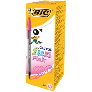 BİC | CISTAL LARGE PEMBE TÜKENMEZ KALEM