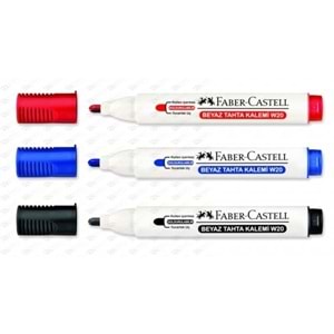 FABERCASTELL | BEYAZ TAHTA KALEMİ W20 MAVİ