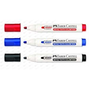FABERCASTELL | BEYAZ TAHTA KALEMİ W20 SİYAH