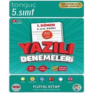 TONGUÇ | 5.SINIF YAZILI DENEMELERİ 1.DÖNEM 1.VE2. YAZILI-2025