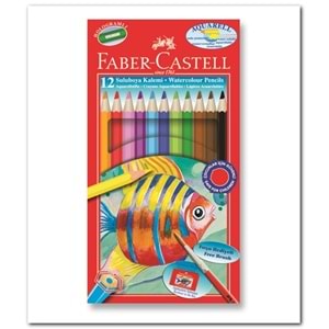 FABERCASTELL | KOD 110622 12 RENK SULU BOYA KALEMİ