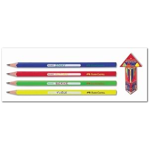 FABERCASTELL | MERCANLI ÜÇGEN BOYA KALEMİ