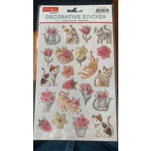 TANEX | TNX-25353 PUFFY SEVİMLİ KEDİ SERİSİ