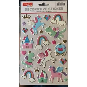 TANEX | TNX-27161 PUFFY UNICORN KRALLIK SERİSİ