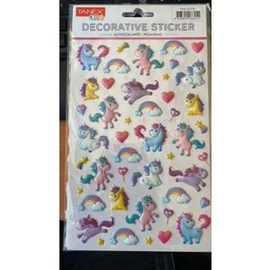 TANEX | TNX-27178 PUFFY BEBEK UNICORNLAR SERİSİ