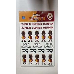 PİOLENT | GALATASARAY VİCTOR OSİMHEN SOLO II GALA STİCKER SET - GSST26018