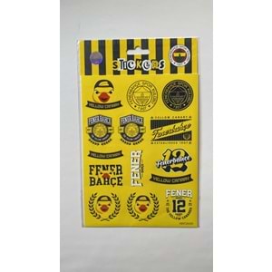PİOLENT | FENERBAHÇE BASKETBOL STİCKER SET - FBST26010