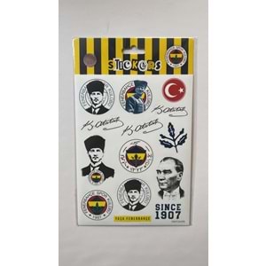 PİOLENT | FENERBAHÇE ATATÜRK VE FENERBAHÇE STİCKER SET - FBST26015