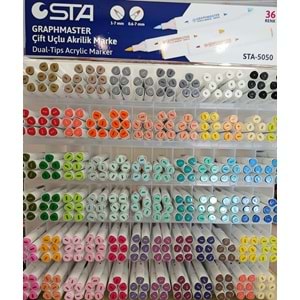 STA | ÇİFT TARAFLI AKRİLİK MARKER GRAPHMASTER - Y015