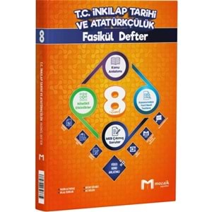MOZAİK | 8.SINIF İNKILAP TARİHİ VE ATATÜRKÇÜLÜK FASİKÜL DEFTER - 2027