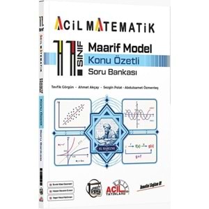 ACİL | MAARİF 11.SINIF MATEMATİK KONU ÖZETLİ SORU BANKASI - 2026-27
