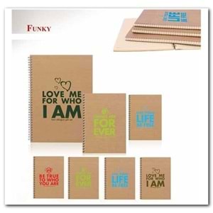 KESKİNCOLOR | A4 100 YP.KARELI FUNKY SERT KAP.DEFTER 418002-99