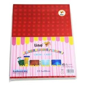 LİNO | MAKET KARTONU HELOGRAMLI RENKLİ 22.5*30 10 LU