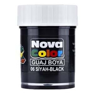 NOVACOLOR | GUAJ BOYA SİSE SİYAH - NC-108