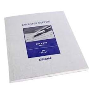 ÖZKAN | ENVANTER DEFTERİ NUMARALI 20YP 200*260MM