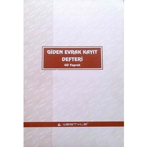 ÖZKAN | GİDEN EVRAK KAYIT DEFTERİ