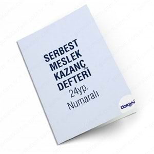 ÖZKAN | SERBEST MESLEK KAZANÇ DEFTERİ 24 YAPRAK