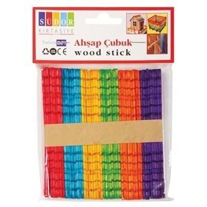 SÜDOR | Ahşap Çubuk Geçmeli Renkli