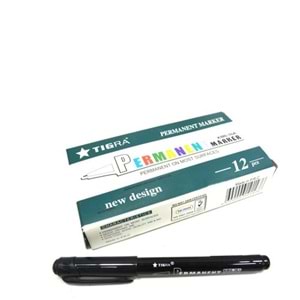 TİGRA | PERMANENT MARKER KM6-16 JEL KALEMİ SİYAH