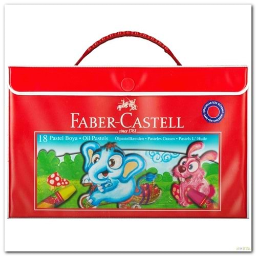 FABERCASTELL | ÇANTALI PASTEL BOYA 18 RENK