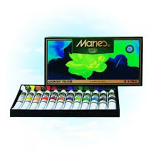 MARİES | GUAJ BOYA 12 Lİ 12 ML