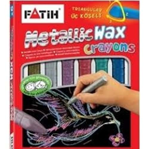 FATİH | METALLIC WAX CRAYON 6 RENK JUMBO