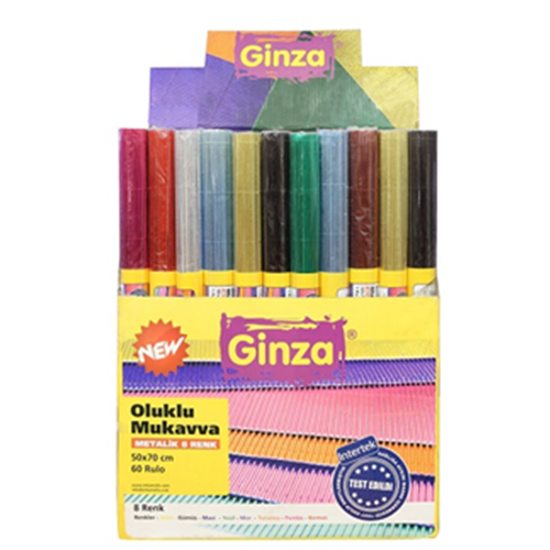 GİNZA | OLUKLU MUKAVVA METALİK GN-965