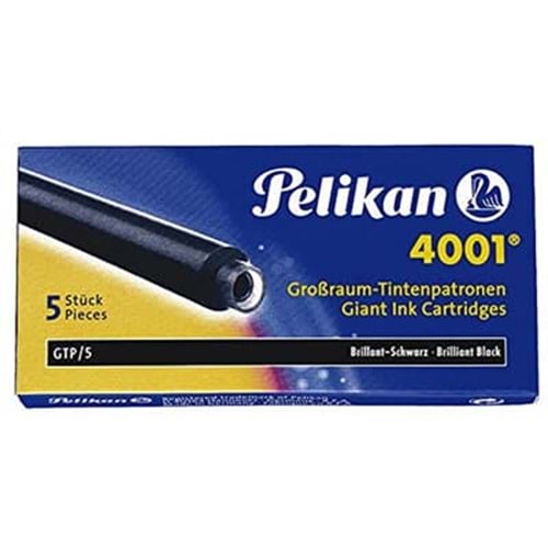 PELİKAN | KALEM KARTUŞU 4001 DEV ROYAL SİYAH