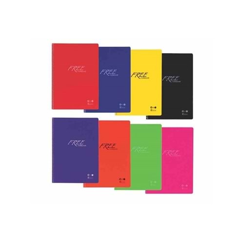 KESKİNCOLOR | A4 200 YP.KARELI PP KAPAK FREE DEFTER 320492-99
