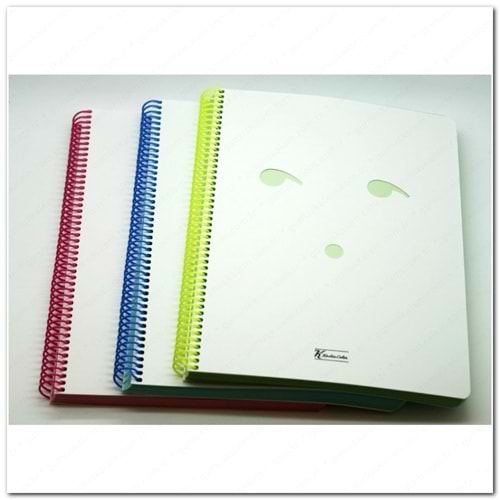 KESKİNCOLOR | A-4 120 yp ÇİZGİLİ RENKLİ PP KP.KES.T-T DEF 353651-99
