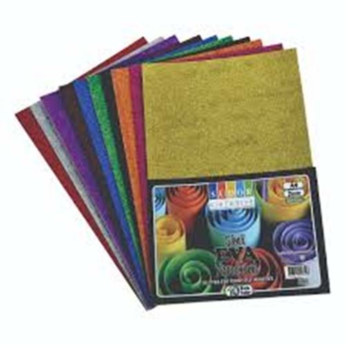 SÜDOR | Eva 20x30 cm 10 Renk Simli Yapışkanlı
