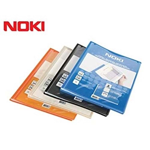 NOKI | SUNUM DOSYASI CEPLİ 30 YAPRAK SİYAH