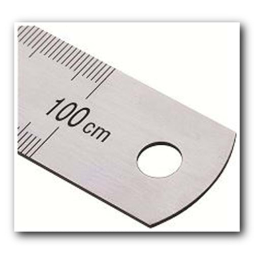 KRAF | ÇELİK CETVEL 100 CM INCH ÖLÇÜLÜ 500G