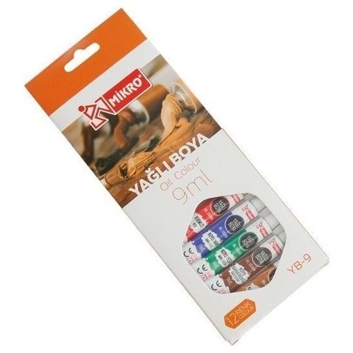 MİKRO | 12 Lİ YAĞLI BOYA YB-09