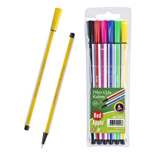 REDAPPLE | FİNEPEN ZW-279 6 LI KALEM SETİ