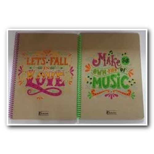 KESKİNCOLOR | A4 100 YP.KARELI DOODLES S.KAP.DEF 415632-99
