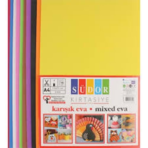SÜDOR | EVA 20X30 CM 10 RENK KARIŞIK