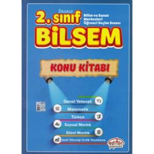 EDİTÖR | 2. SINIF BİLSEM KONU KİTABI YENİ - 2022