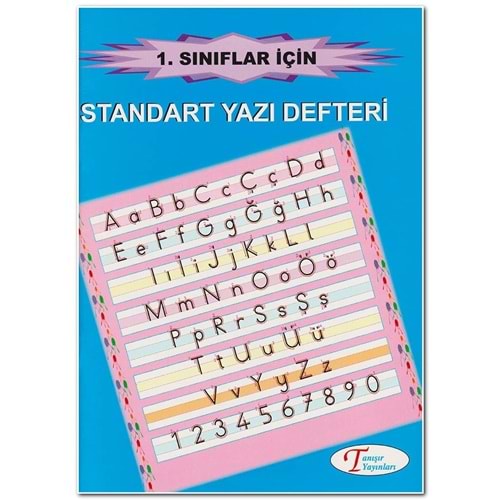 TANIŞIR | 1. SINIFLAR İÇİN STANDAR YAZI DEFTERİ BÜYÜK BOY